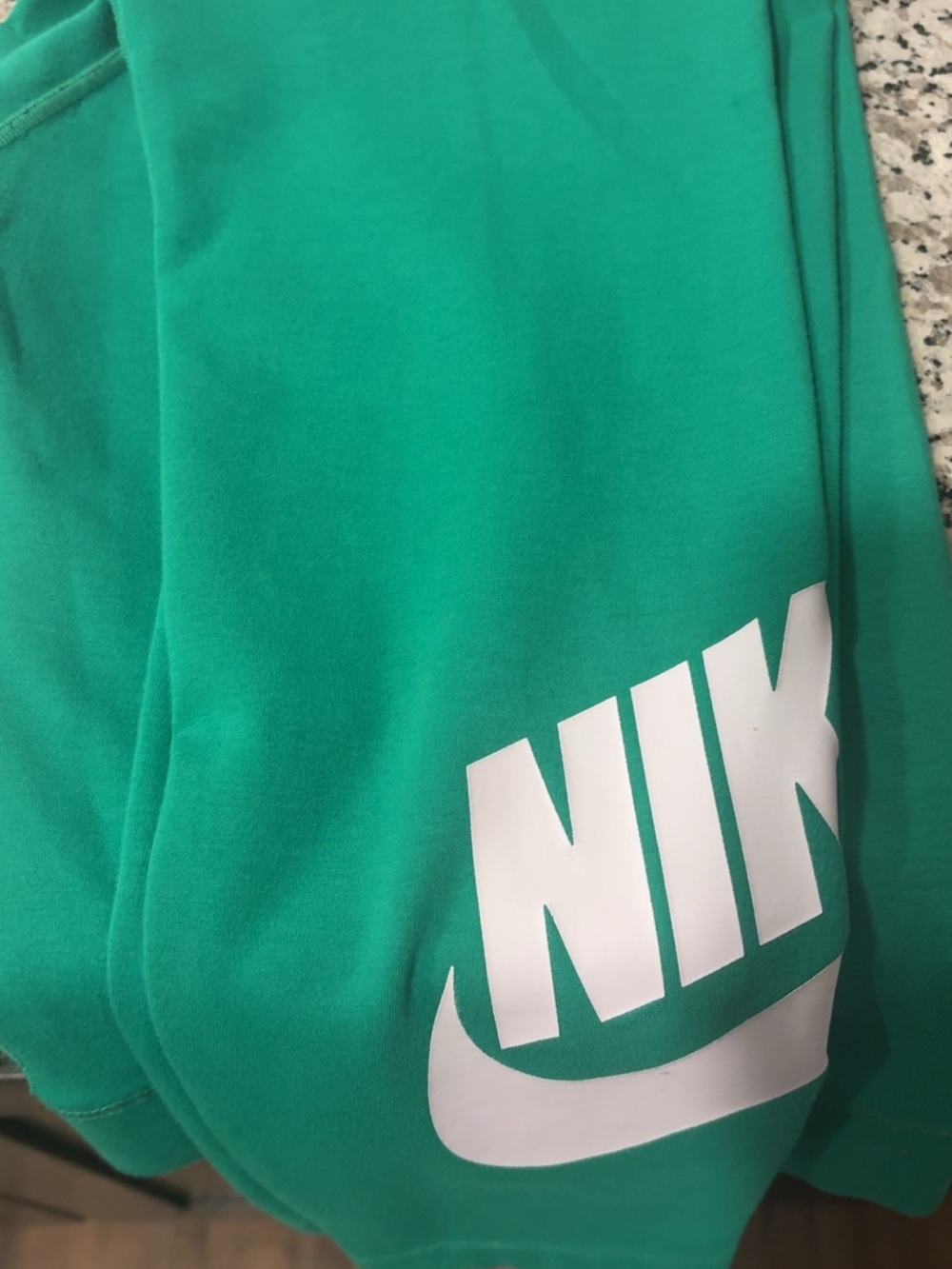 Nike womens Teal Green Logo leggings